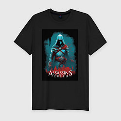 Футболка slim-fit Assassins creed тайные секреты, цвет: черный