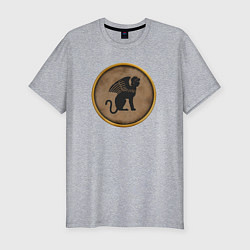 Мужская slim-футболка Мятежники-эллины Rome: Total War