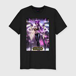 Футболка slim-fit League Of Legends Akali Kda, цвет: черный