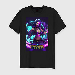 Футболка slim-fit League Of Legends Akali Kda, цвет: черный