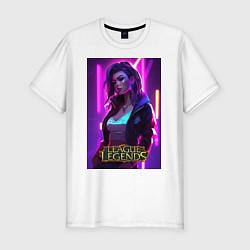 Футболка slim-fit League of Legends Kaisa Kda, цвет: белый