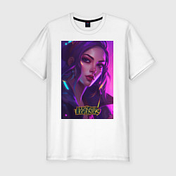 Футболка slim-fit League of Legends Kaisa Kda, цвет: белый