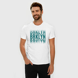 Футболка slim-fit Brklyn, цвет: белый — фото 2