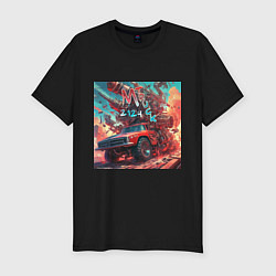 Мужская slim-футболка M Truck 2124