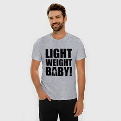 Футболка slim-fit Light weight baby, цвет: меланж — фото 2