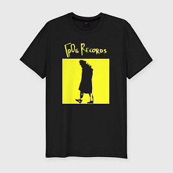 Футболка slim-fit Гроб records rock, цвет: черный