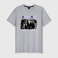 Футболка slim-fit Depeche Mode - Sofad band era, цвет: меланж