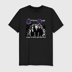 Футболка slim-fit Depeche Mode - Sofad band era, цвет: черный