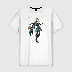 Мужская slim-футболка Аль-Хайтам из Геншин Импакт