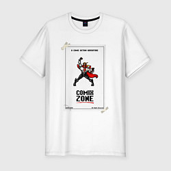 Мужская slim-футболка Comix zone - power