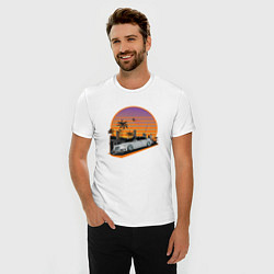 Футболка slim-fit Carsmaiami, цвет: белый — фото 2