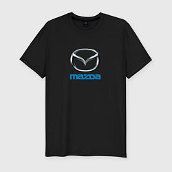 Мужская slim-футболка Mazda sport brend