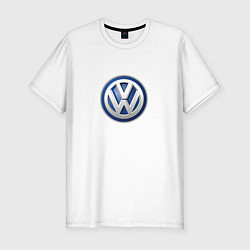 Футболка slim-fit Volvo logo, цвет: белый