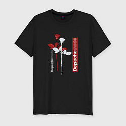 Футболка slim-fit Depeche Mode - Roses violator, цвет: черный