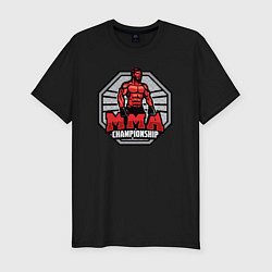 Футболка slim-fit MMA championship, цвет: черный