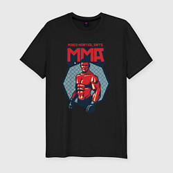 Мужская slim-футболка MMA warrior