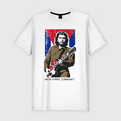 Футболка slim-fit Che Cuevara-Hasta Siempre Comandante, цвет: белый