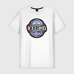 Футболка slim-fit Iceland, цвет: белый