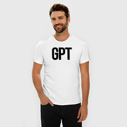 Футболка slim-fit GPT, цвет: белый — фото 2