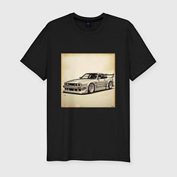 Футболка slim-fit JDM авто, цвет: черный