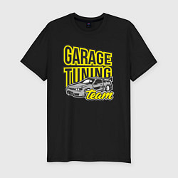 Футболка slim-fit Garage tuning team, цвет: черный