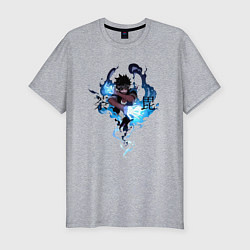 Мужская slim-футболка Моя геройская академия Даби Альянс злодеев