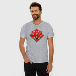 Футболка slim-fit Guess who, цвет: меланж — фото 2