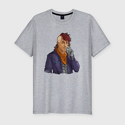 Мужская slim-футболка Randy Random - RimWorld