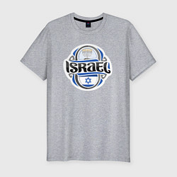 Футболка slim-fit My Israel, цвет: меланж