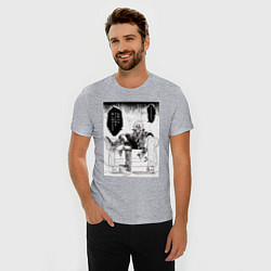 Футболка slim-fit О моём перерождении в слизь Римуру Темпест манга, цвет: меланж — фото 2