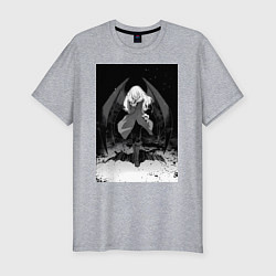 Мужская slim-футболка О моём перерождении в слизь Римуру Темпест с крыль