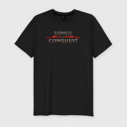 Футболка slim-fit Songs of conquest logo, цвет: черный