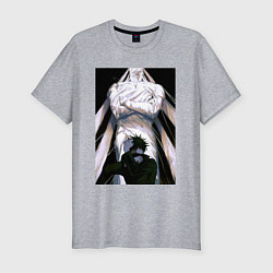 Мужская slim-футболка Магическая битва Мэгуми Фусигуро холодный юноша