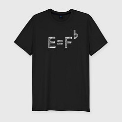 Мужская slim-футболка Теория относительности музыкантов