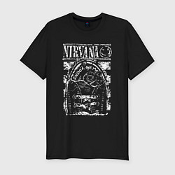 Футболка slim-fit Nirvana grange rock, цвет: черный