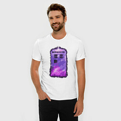 Футболка slim-fit Violet tardis, цвет: белый — фото 2