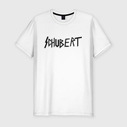 Футболка slim-fit Шуберт чёрный, цвет: белый