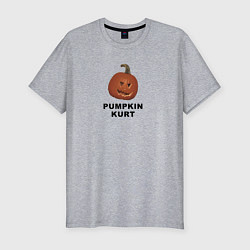 Мужская slim-футболка Pumpkin Kurt - the office