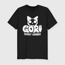 Мужская slim-футболка Goro cuddly carnage logo