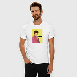 Футболка slim-fit J-hope Butter, цвет: белый — фото 2