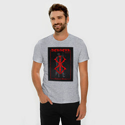 Футболка slim-fit Berserk volume 1, цвет: меланж — фото 2
