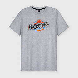 Футболка slim-fit Style boxing, цвет: меланж