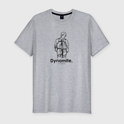 Футболка slim-fit BTS Dynamite Jeon Jungkook, цвет: меланж