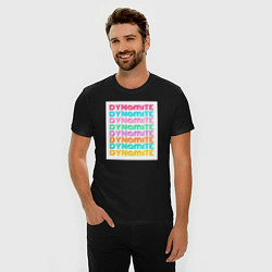 Футболка slim-fit BTS Dynamite, цвет: черный — фото 2