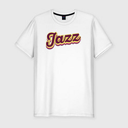 Мужская slim-футболка Джаз вайб