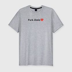 Футболка slim-fit BTS Park Jimin, цвет: меланж