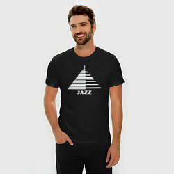 Футболка slim-fit Джаз пирамида, цвет: черный — фото 2