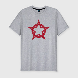 Футболка slim-fit Red star USSR, цвет: меланж