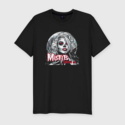 Футболка slim-fit Misfits vampire girl, цвет: черный