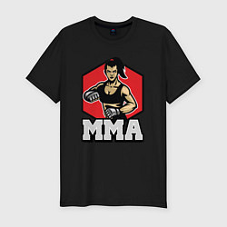 Футболка slim-fit MMA girl, цвет: черный